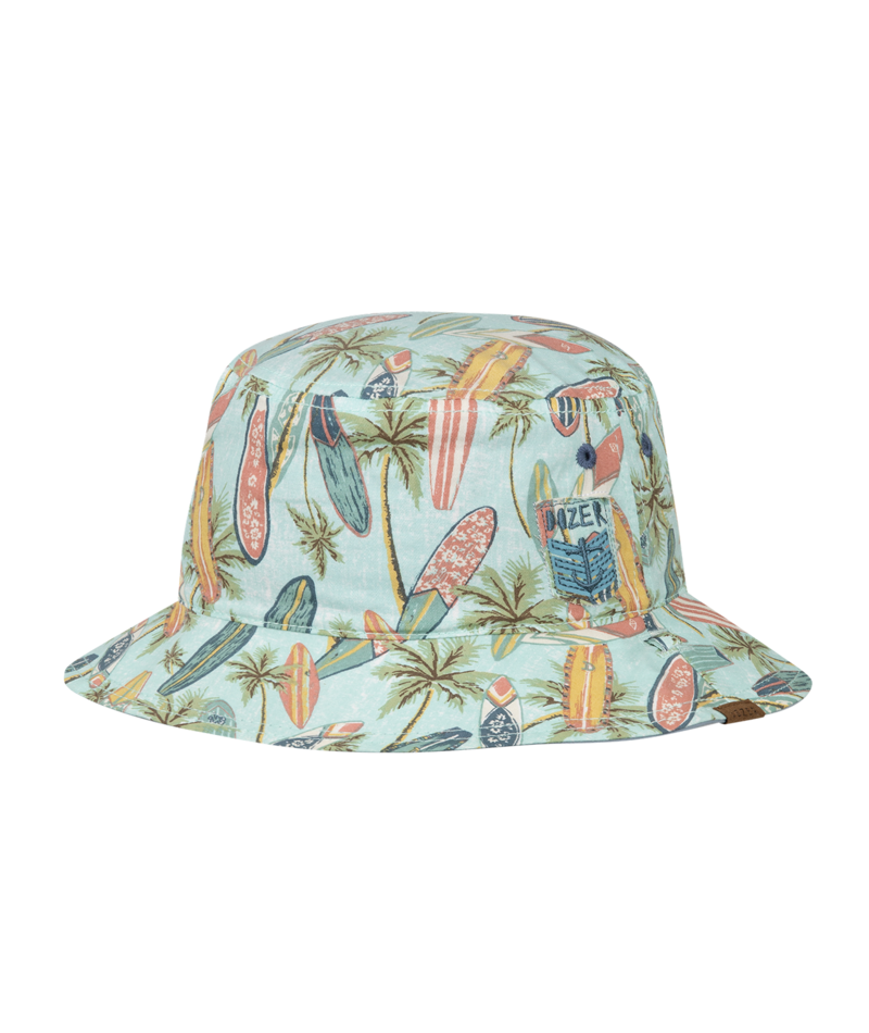 Dozer Boys Bucket Hat - Funky Surfboard Pattern Print - Koby